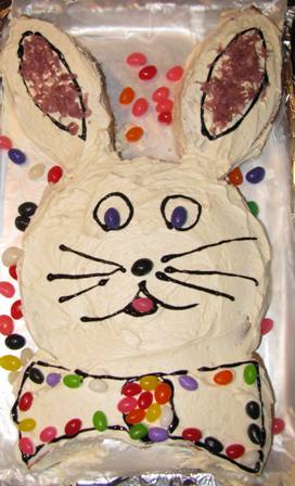 easter bunny cake recipe pictures. of the Easter Bunny Cake I