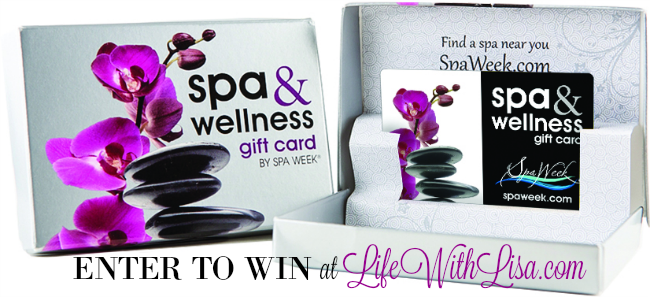 Give the Gift of Touch - Win a Spa Week Gift Card - Life With Lisa