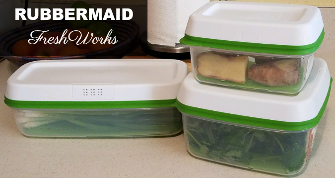 Keep produce fresh with Rubbermaid FreshWorks and save money